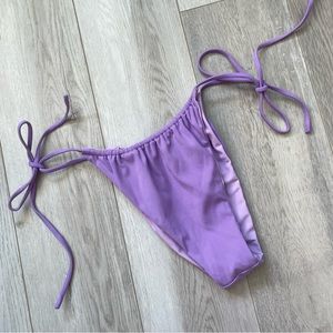 VDM Bikini Bottoms marley reversible womens Purple (large) swim sexy thong beach